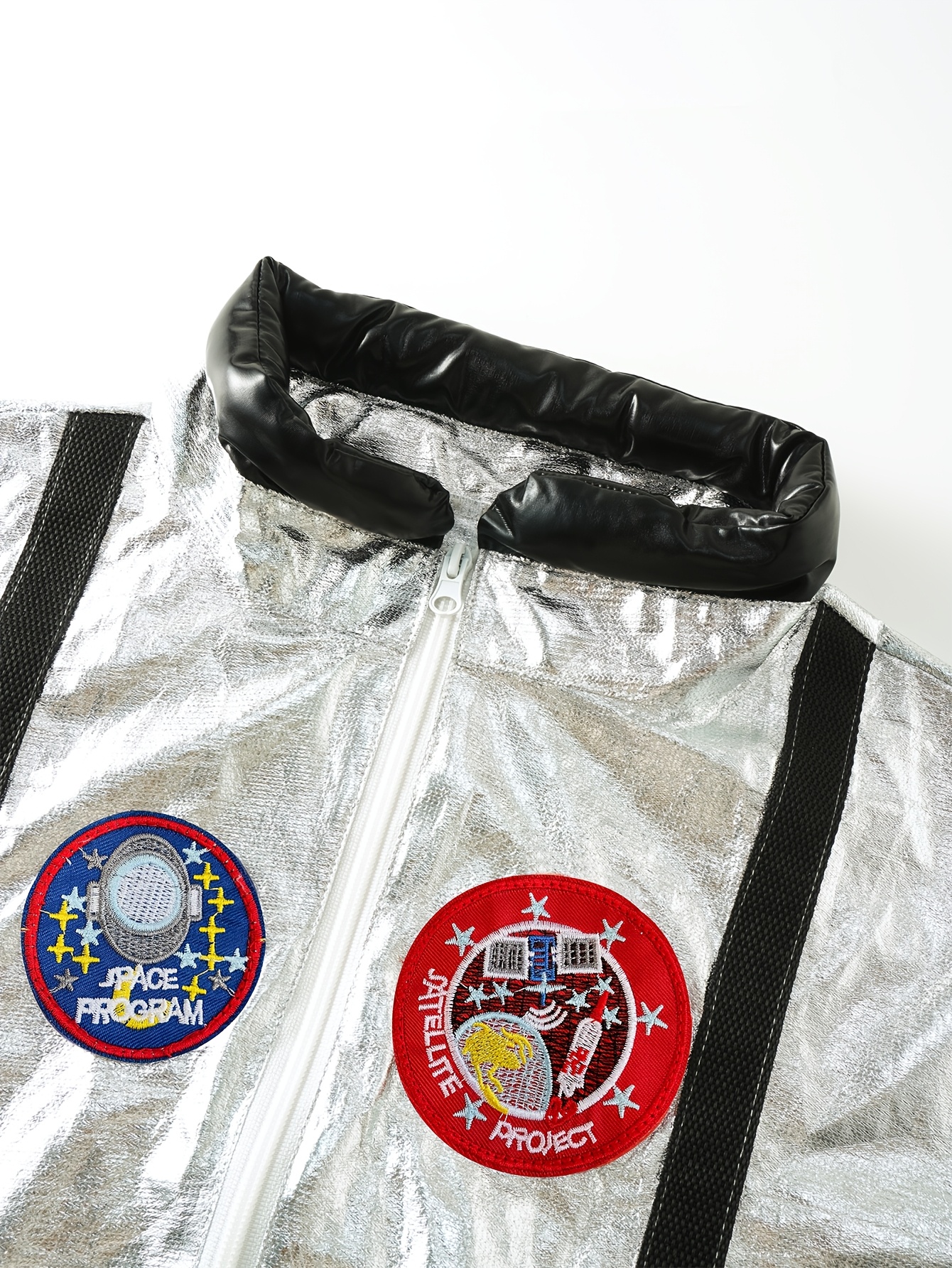 Men's Silvery Astronaut Spacesuit Costume, Cosplay